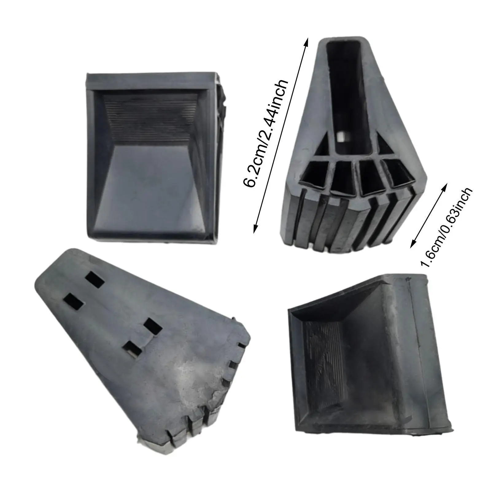 4 Pieces Ladder Base Covers for Floor Protection, Non-Slip Accessories for