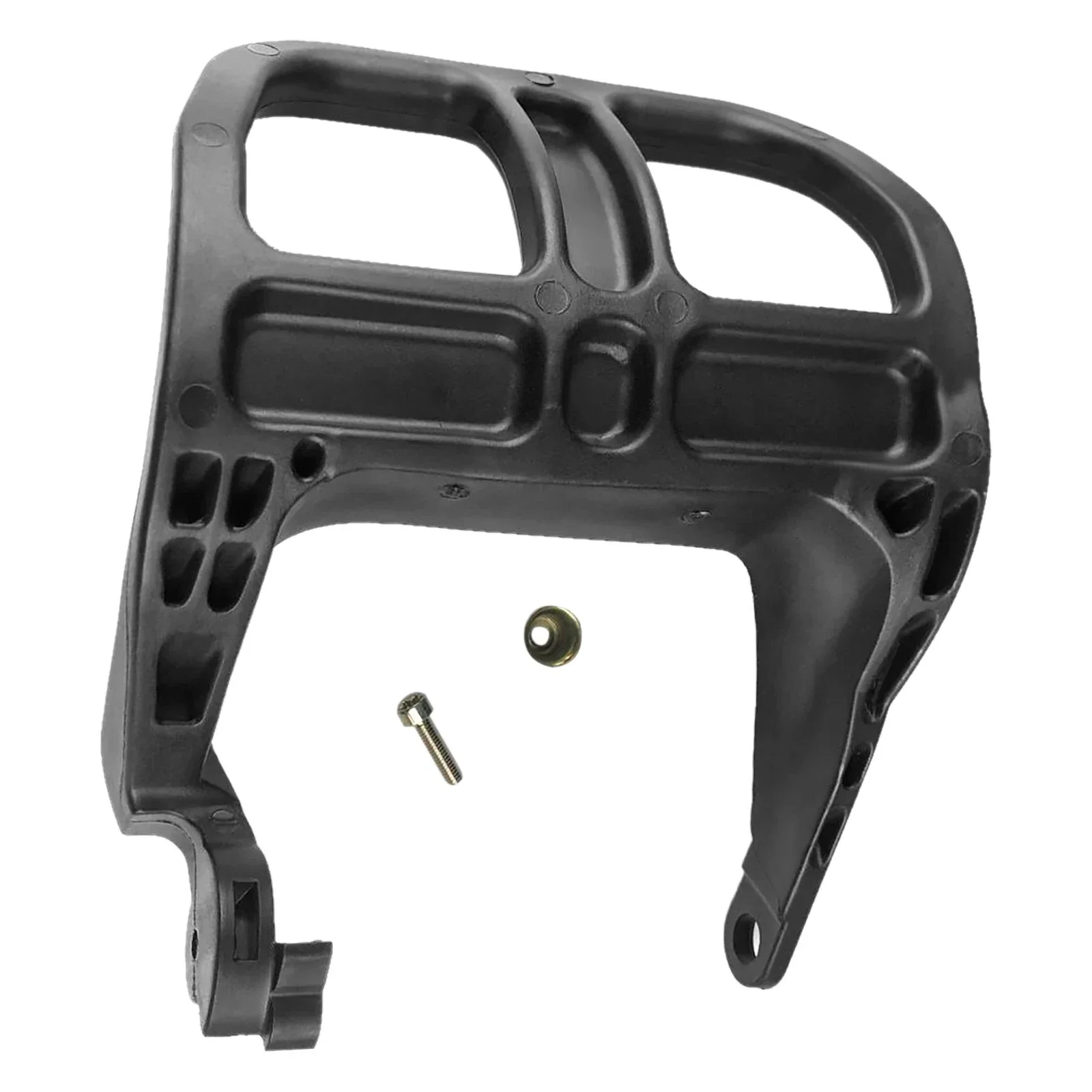 Protector de mano de freno de cadena negro apto para Stihl 024 026 MS260 palanca de manija de freno de cadena de motosierra Accesorios de reparación de energía de jardín