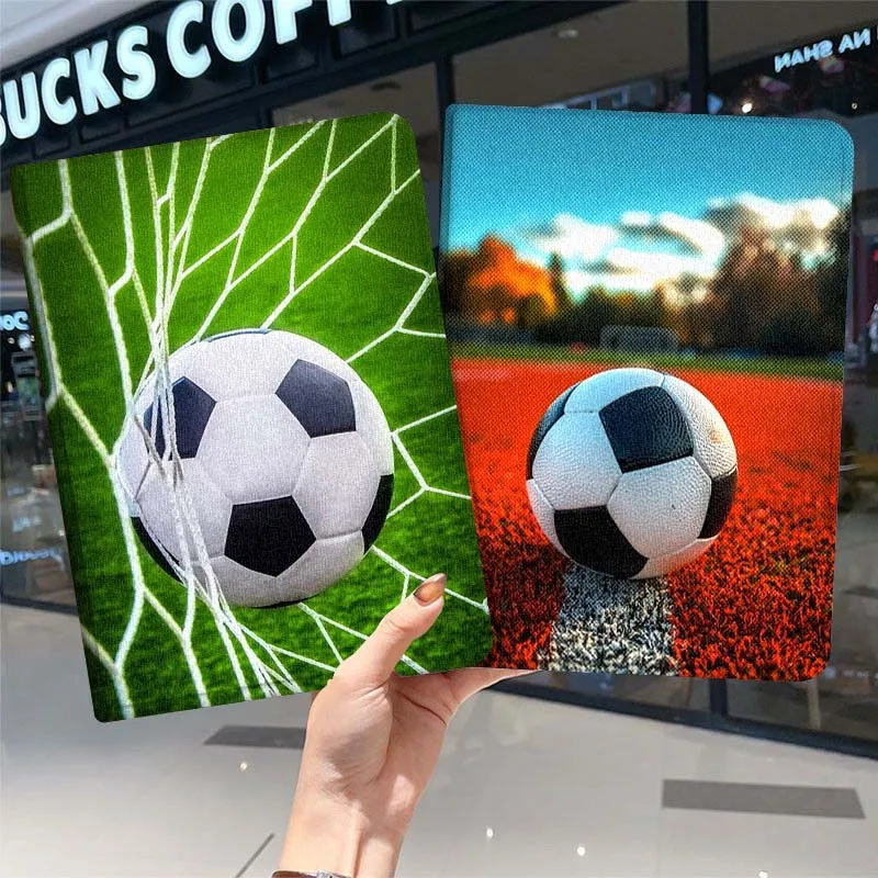 

Fashion football design Tablet Case For Samsung Galaxy Tab A A7 A8 A9 A11 S6 S11 Lite Plus 10.1 10.4 10.5 Inch