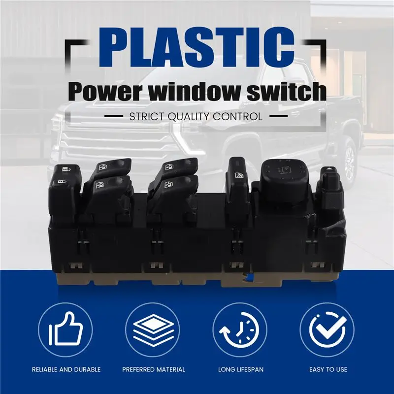 Stablize 6X Power Window Control Switch For Chevy Silverado 2003-2006 GMC Sierra 15186208 15883319