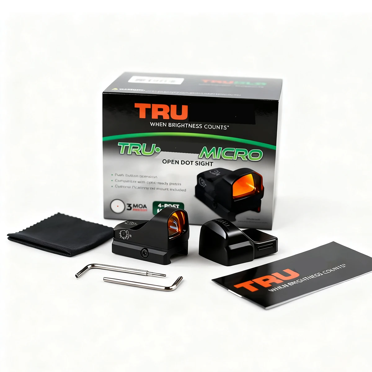 TR**LO T*uT*c ريد دوت البصر 3 MOA المدمجة الموازية الحرة الخمول السيارات قبالة كوليماتور بصمة الطبيب مع 20 مللي متر السكك الحديدية جبل #6