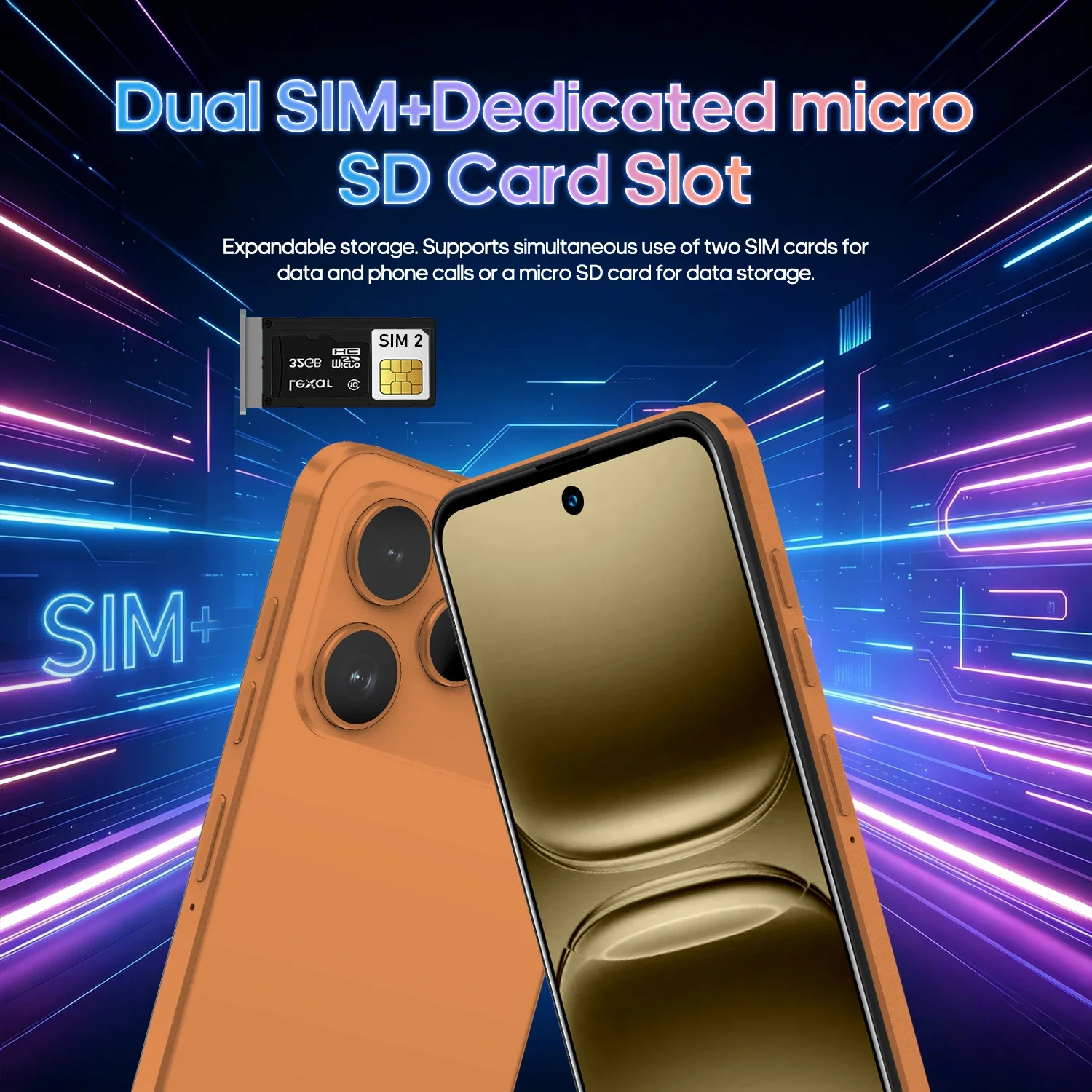 FUFFI M17 Pro Smartphone Android 8G RAM 512GB ROM 6.56 Inch Cellphone 720x1612HD 24+48MP 5800mAh Battery 4G Network Mobile Phone