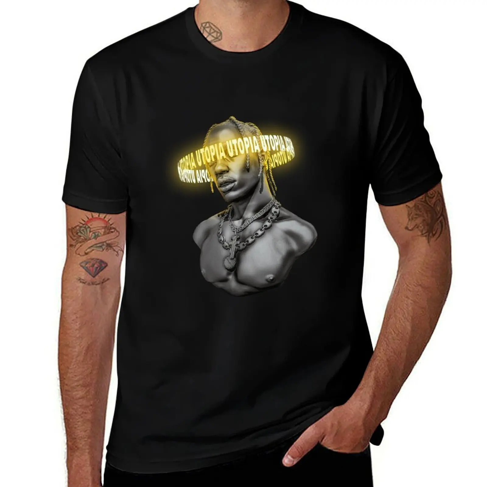 

Travis Utopia T-Shirt man t shirt cotton man t shirt heavy cotton T-Shirt