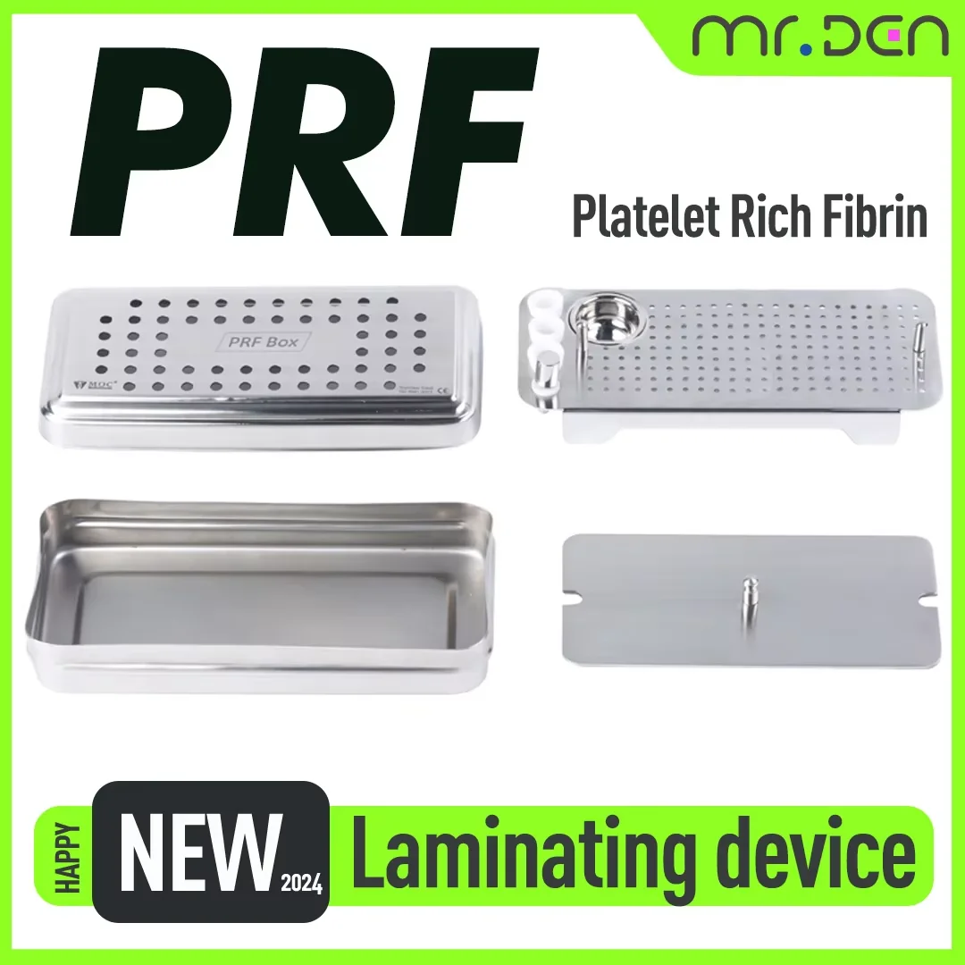Laminating Tools PRF Box Platelet Rich Fibrin Case For Centrifuge Dental CGF GRF Membrane Surgery Bone Graft Instrument