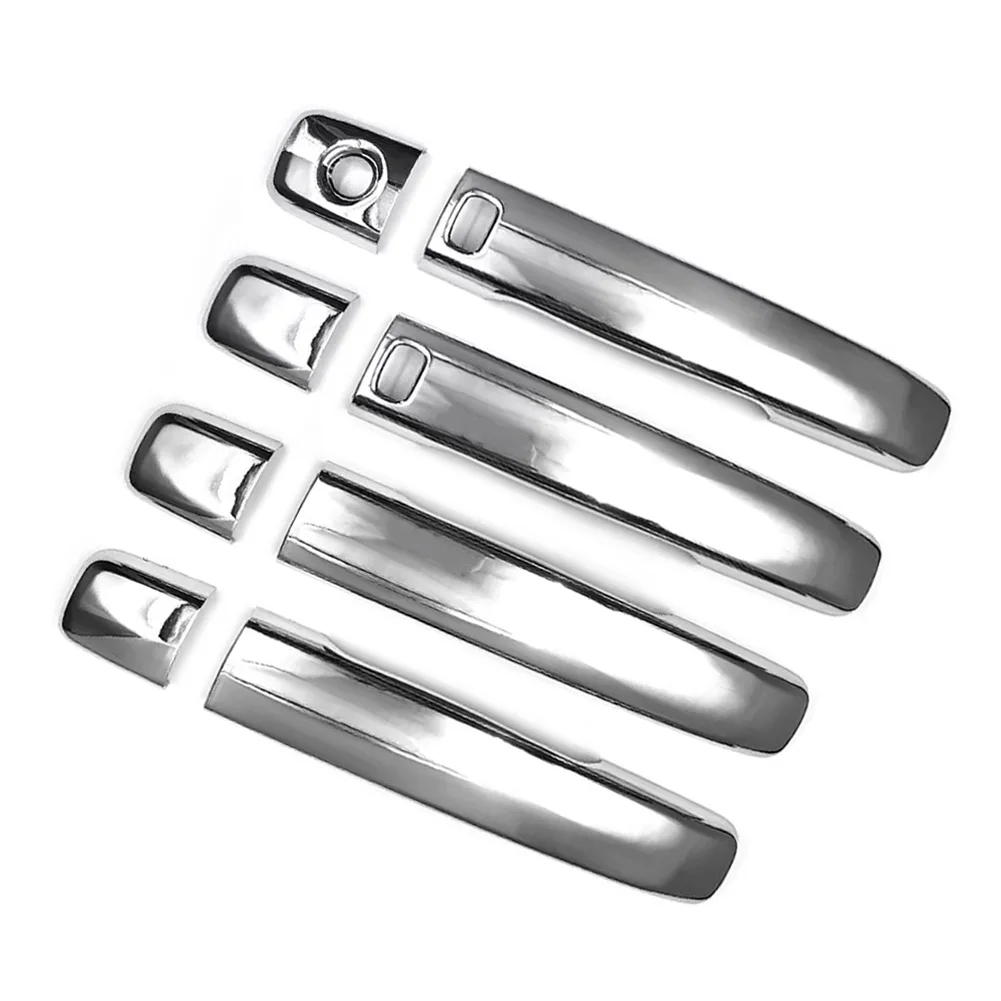 Car Side Smart Door Handle Cover Trim Set Bright Silver ABS Fit for Infiniti G25 G35 G37 Sedan 2009 2010 2011 2012 2013 image 3