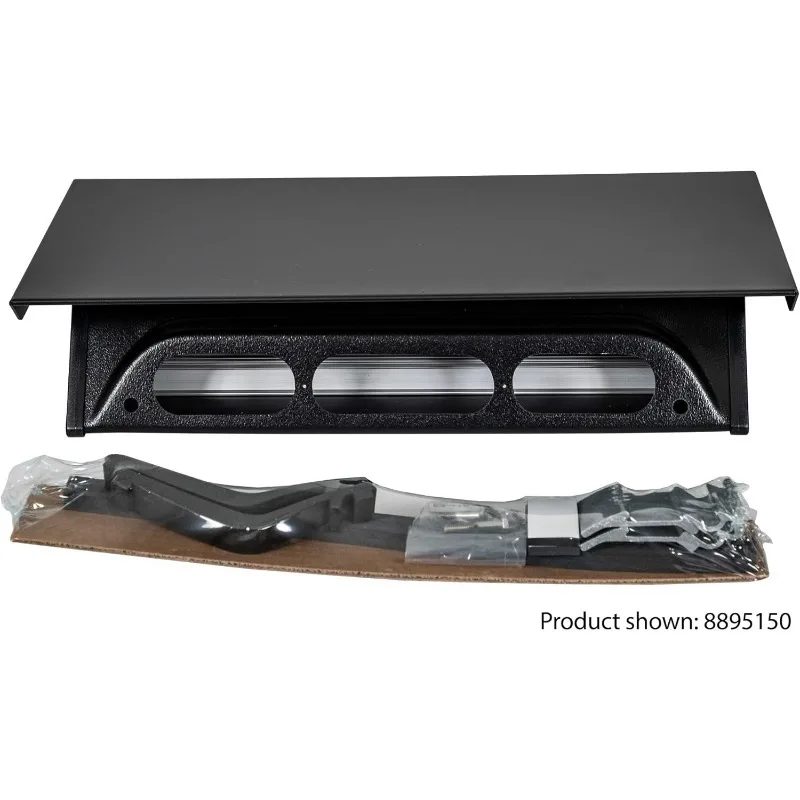 منتجات المشترين 8895152 حامل كابينة خفيف بدون مثقاب لسيارة Ford F-150 (2015+)، F250-550 (2017+)، ألومنيوم أسود، مثالي للميني