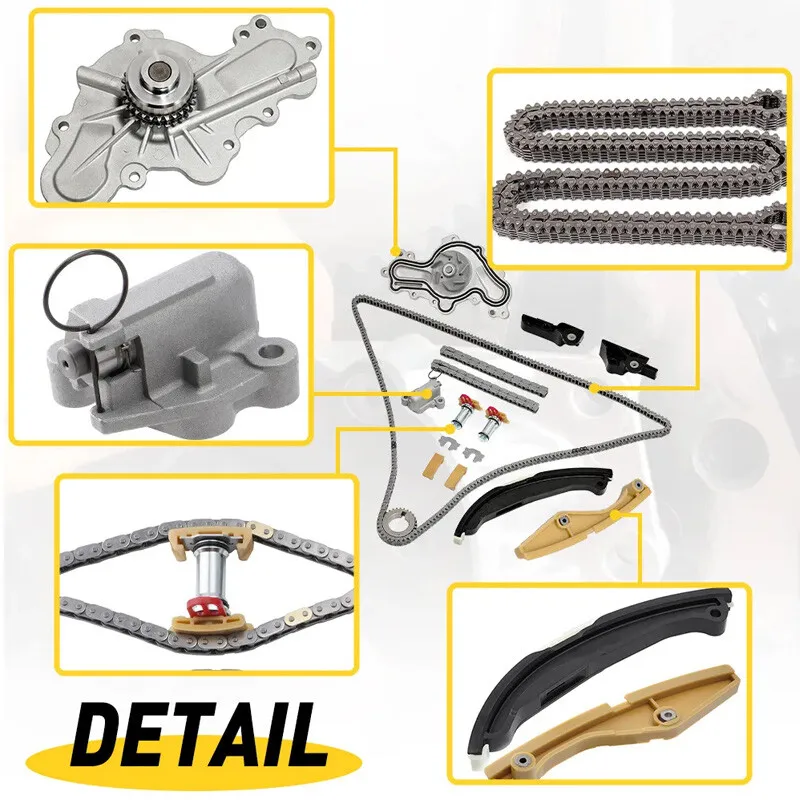 BL3Z-6268-A Комплект водяного насоса цепи ГРМ для Ford Police Interceptor Sedan 3.5L 2011-2017 Mustang 3.7L V6 AT4Z-6268-A 2013-2019 гг.