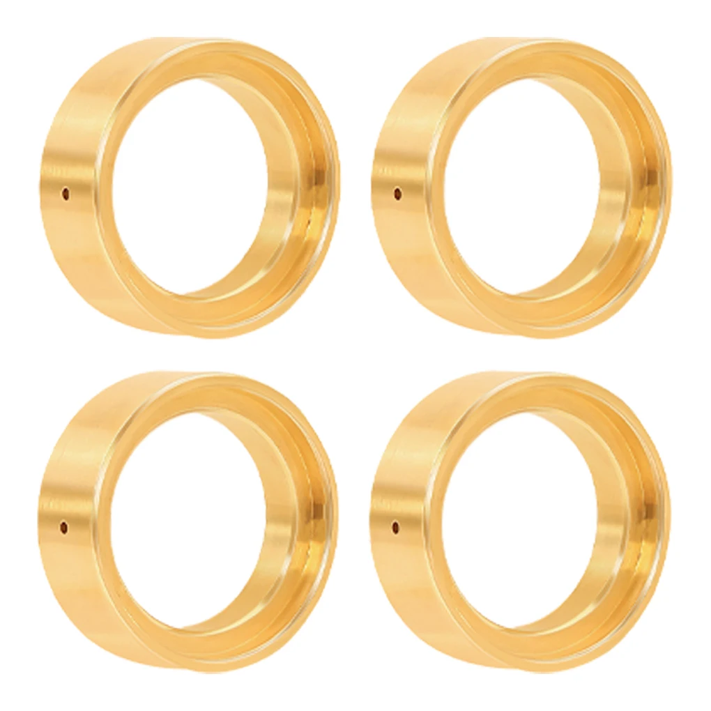 

RCGOFOLLOW Aluminum Alloy Brass Wheel Rim Outer Ring For 1/18 RC Crawler Traxxas GRC TRX-4M Bronco Spare Accessories