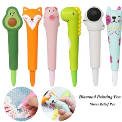 5D Diamond Painting Cute Cartoon Image Point Drill Pen DIY Multifunctional Decompression Point Drill Pen Tool Accessories