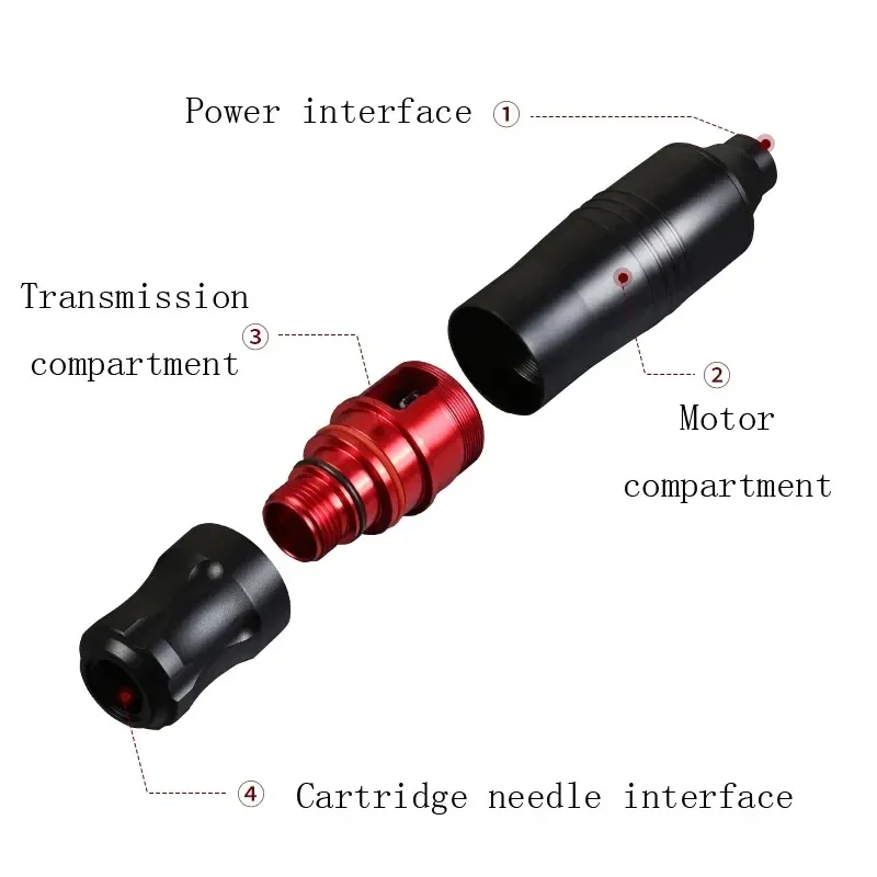 MiniTattoo Power Pen Motor zestaw maszynka do tatuażu pisak do tatuażu zestaw profesjonalny silnik maszynka do tatuażu tatuaż Machin