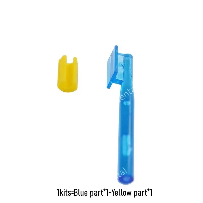 Dental Yellow Clips Overdenture Bar Attachment Retention Female Inserts Micro Hader Rider Short Long Removable