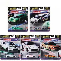 Original Hot Wheels Premium Car Culture Race Day Diecast 1/64 Toys for Boys Porsche 911 GT3 Corvette Bentley Continental Gift