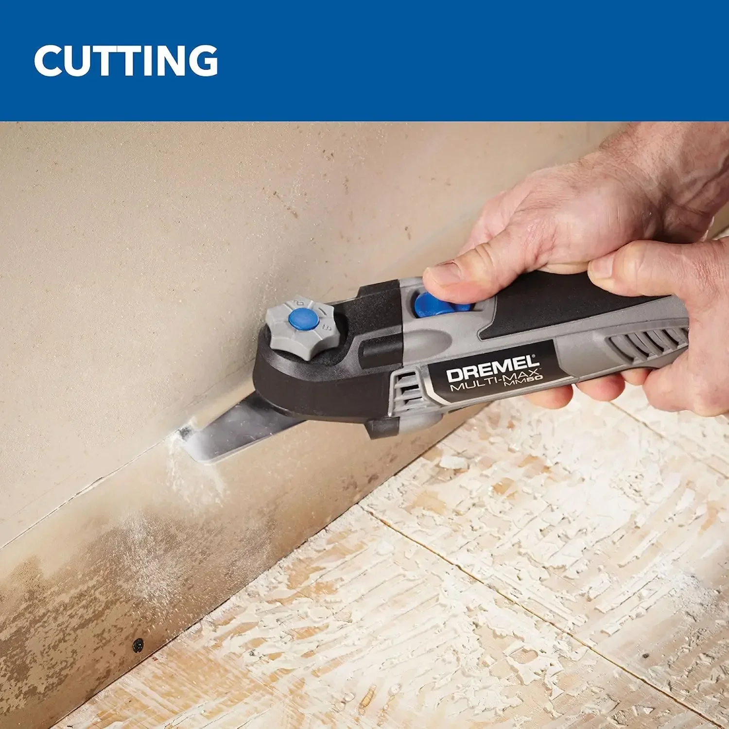 Multi-Max 3.5 Amp Oscillating Tool Kit with Tool-LESS Accessory Change- Multitool with 12 Accessories- Compact Head & Angled Bod