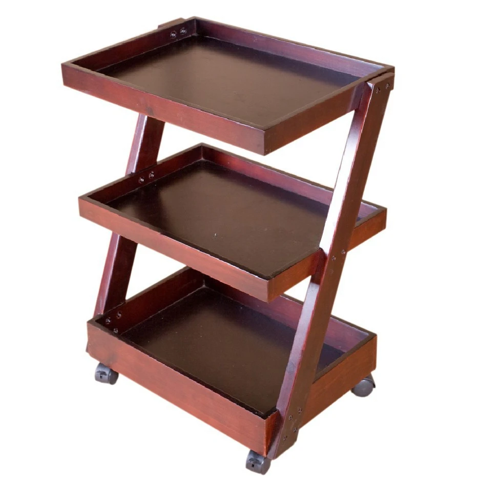 

Wooden Spa Salon Equipment Trolley & Spa Treatment Trolley