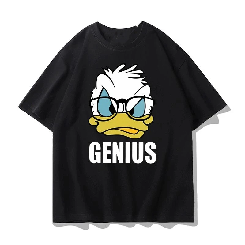 

Disney Donald Duck Printed Men's T-shirt: Fashionable and Versatile, Men's Short-sleeved, Comfortable and Soft Top for Men