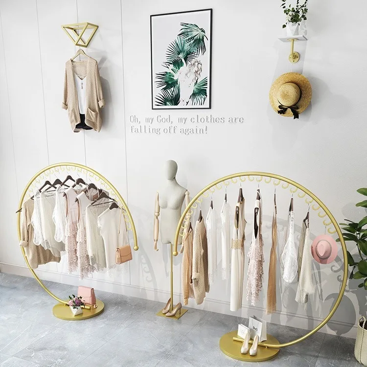 High Quality and Good Price Multifunctional Industrial Circle Iron Metal American Style Coat Rack