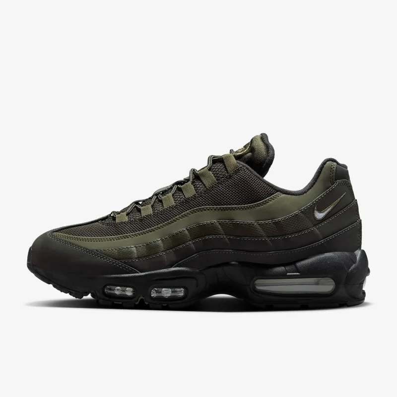 Nike Air Max 95 Original Nike Retro Casual Running Shoes Air-cushioned Sneakers for Men Women Greenish Brown HQ3825-300