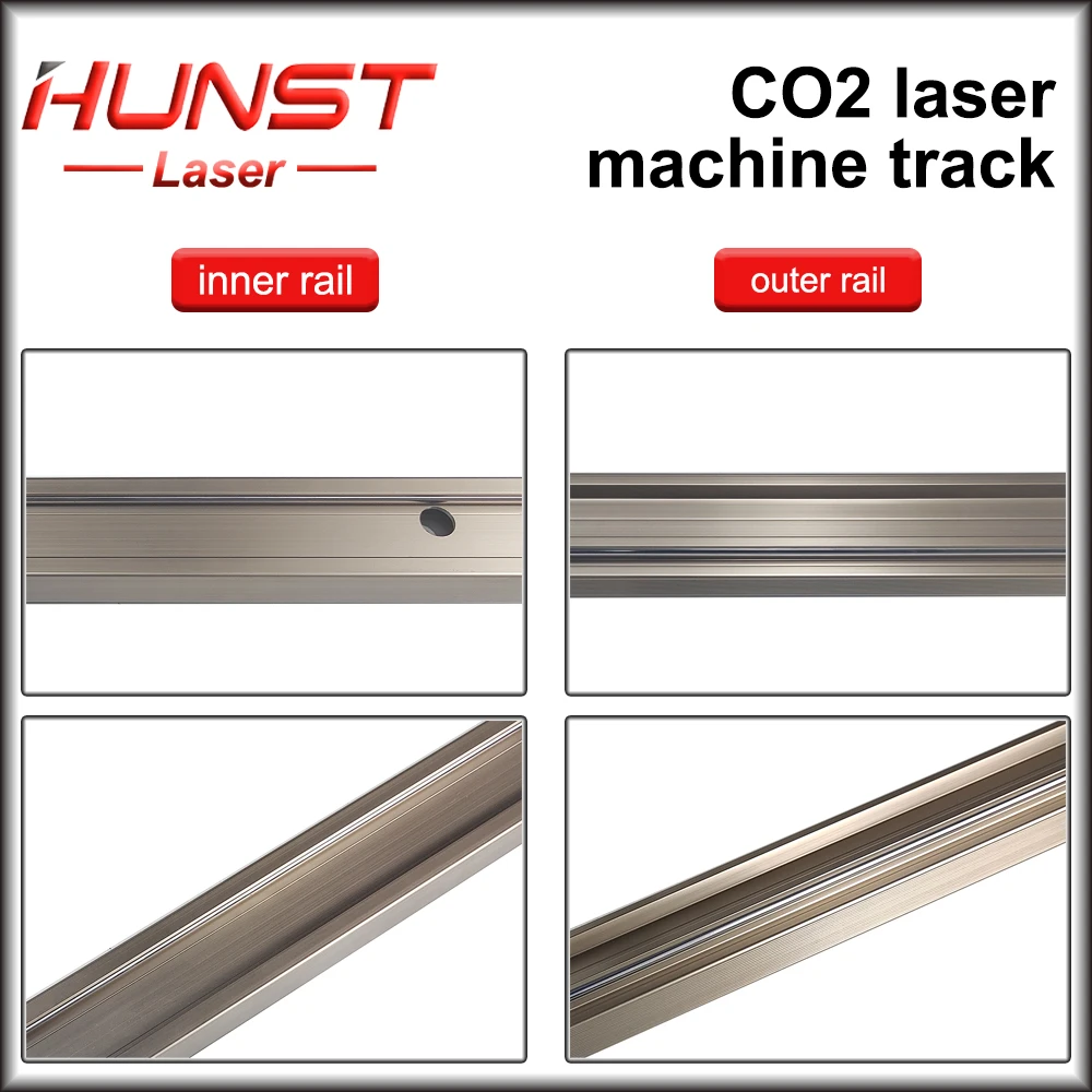 Hunst CO2 Laser Cutting Machine Inner Guide Rail Laser Engraving Machine Out Slide Rail For Laser Machine Spare Parts