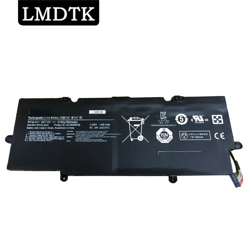 

LMDTK New AA-PBWN4AB 7.6V 57WH Laptop Battery For Samsung NP530U4E NP540U4E NP730U3E-K01NL K01PL S04DE X03DE NP740U3E-A01FR