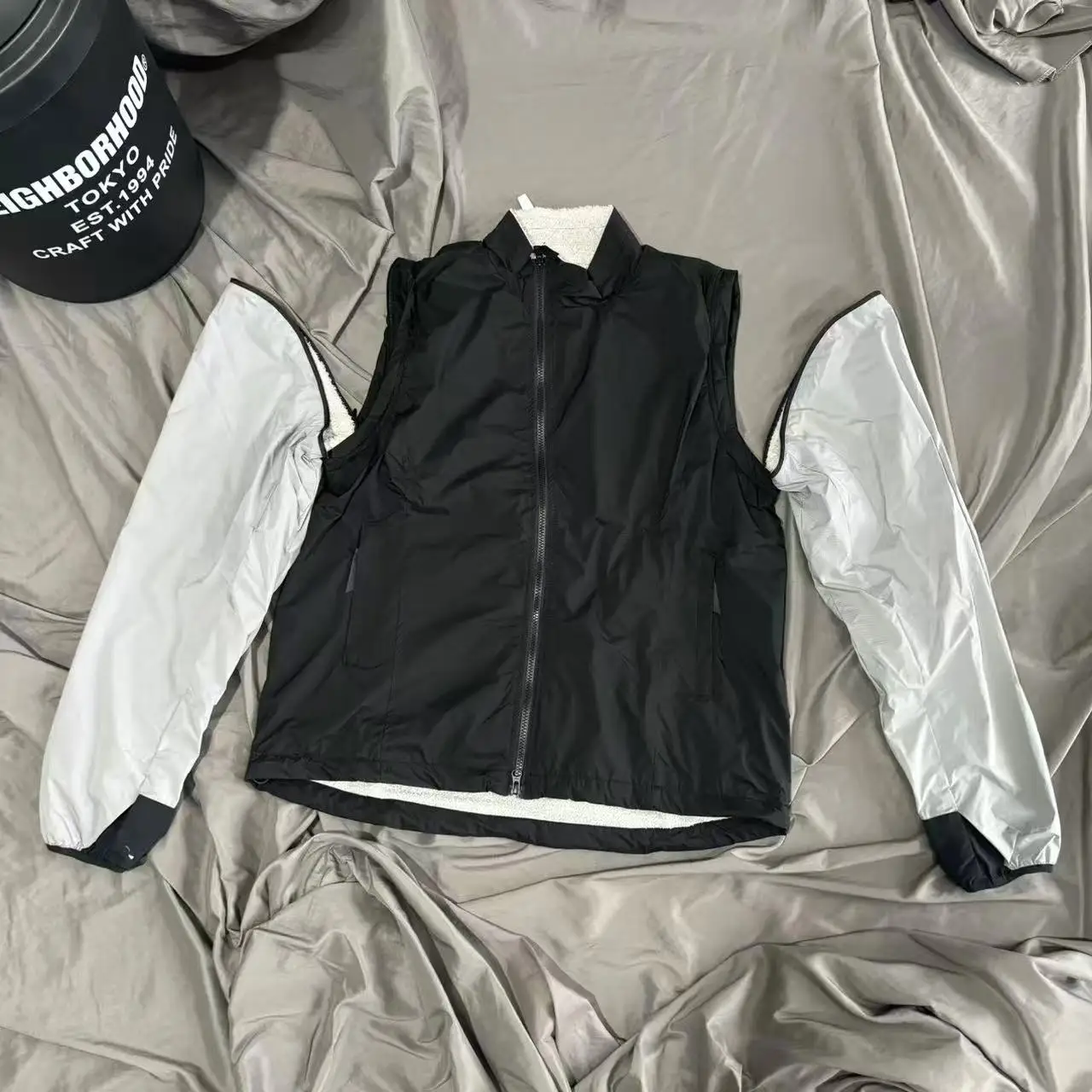 

Съемная флисовая куртка Yamatomichi на молнии с воротником-стойкой, японская мужская и женская водонепроницаемая ветрозащитная куртка, сохраняющая тепло, альпинистское пальто