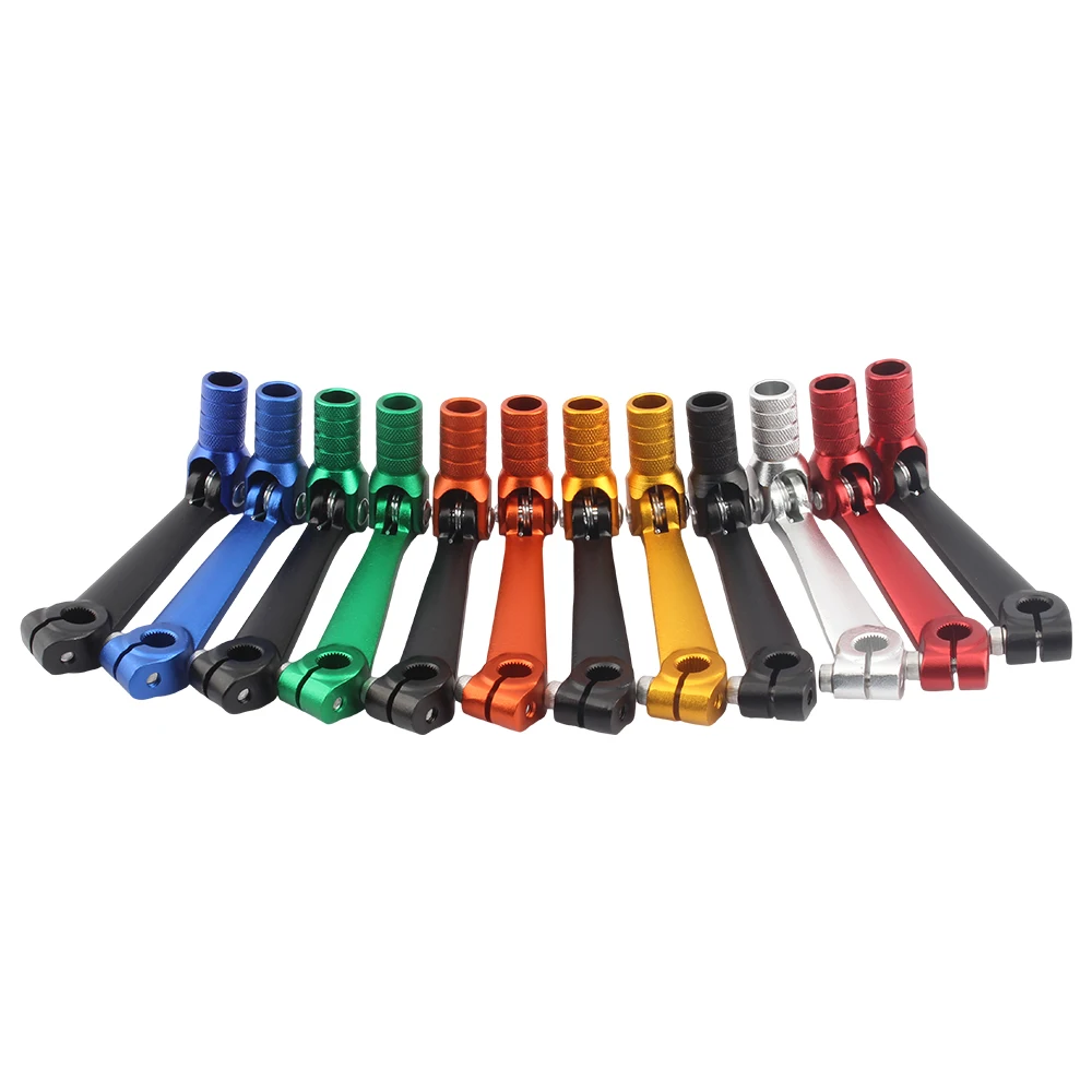 AliExpress PowerMotor Motorcycle CNC Gear Shift Lever Aluminum Folding For Kayo T4 T2 RMX 250 Suzuki Kawasaki CRF 450 2009 ATV Dirt Bike Motocress