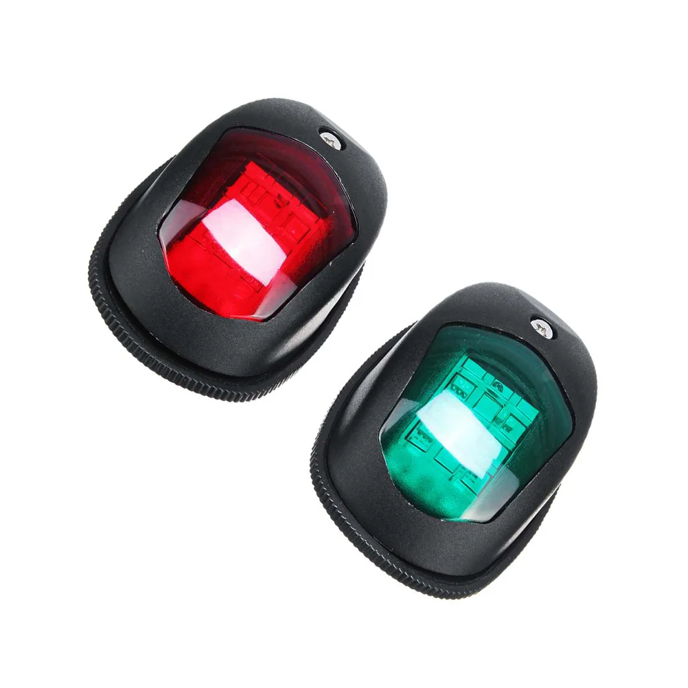 

2 Pcs Yacht Speedboat Side Light Toddler Taillights LED Navigation Acrylic Marine