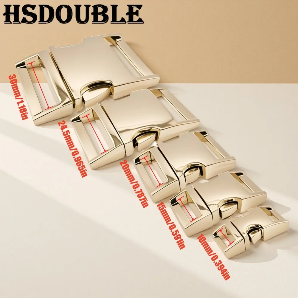 4pcs Metal Side Release Buckle For Paracord Bracelet Dog Cat Collar Sewing DIY Bag Luggage Outdoor Backpack Accessories
