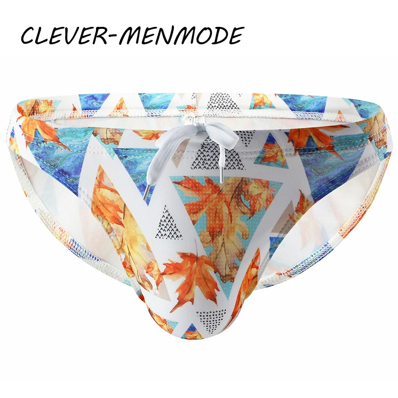 

Men's Sexy Ummer Swimwear Bikini Print Swimwear Briefs S Beach Shorts Swim Trunks Surfboard Shorts Thin Gay Swimwear Low Rise