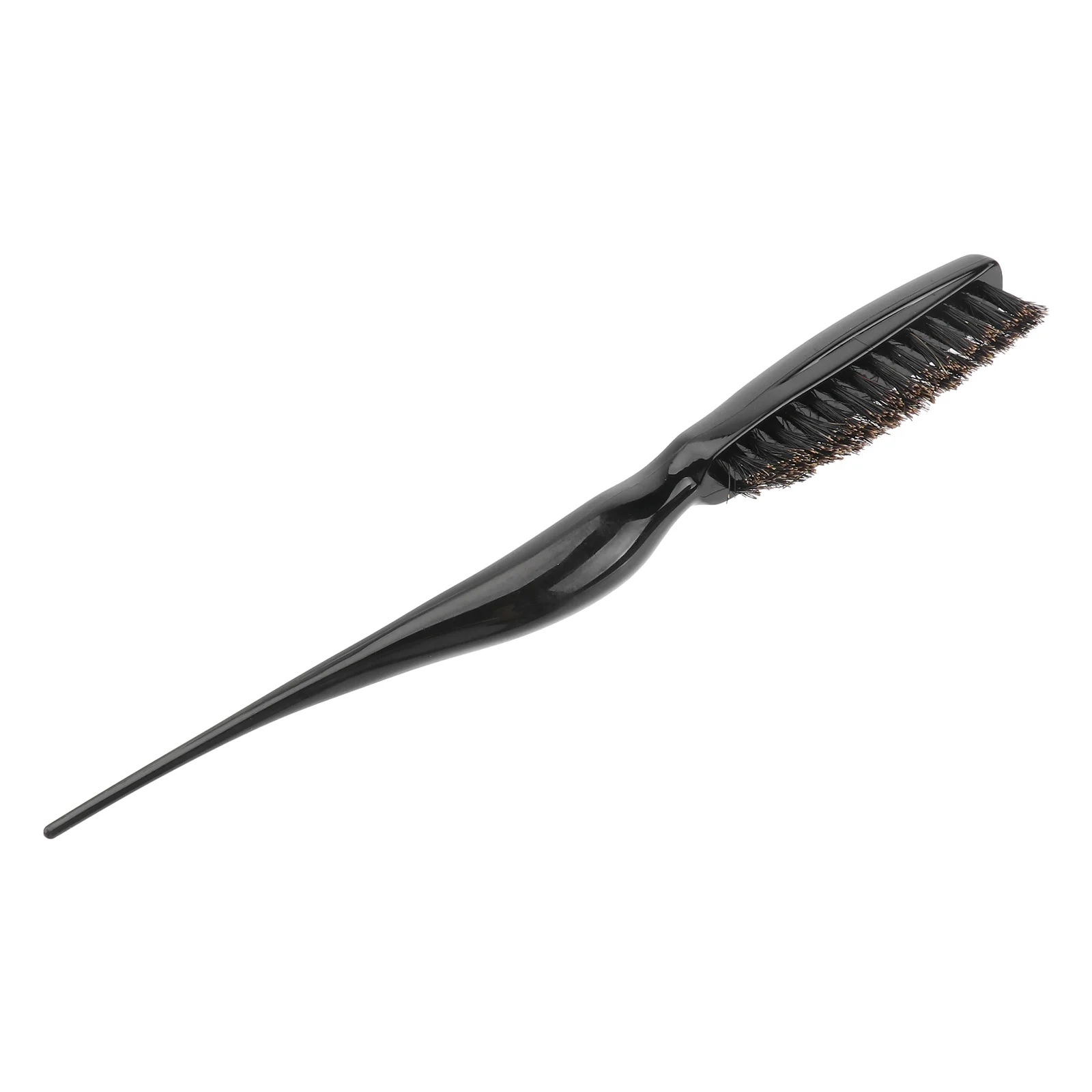 

Boar Bristle Brush Smooth Grooming Comb Hair with Wild Scalp-friendly Dry Detangling Salon Rounded Teeth