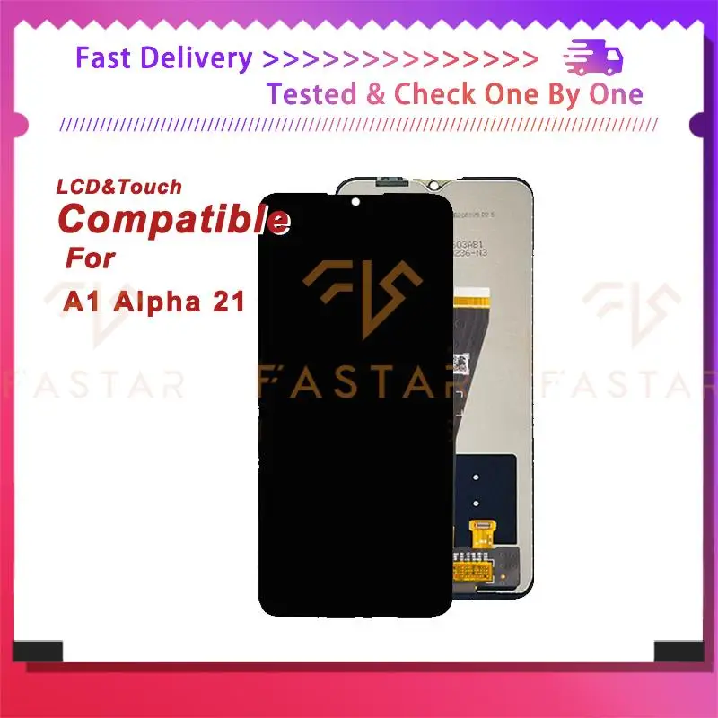 

6.52"Tested For A1 Alpha 21 LCD Display Touch Digitizer Assembly Replacement Phone Screen A1 Alpha 21 lcd