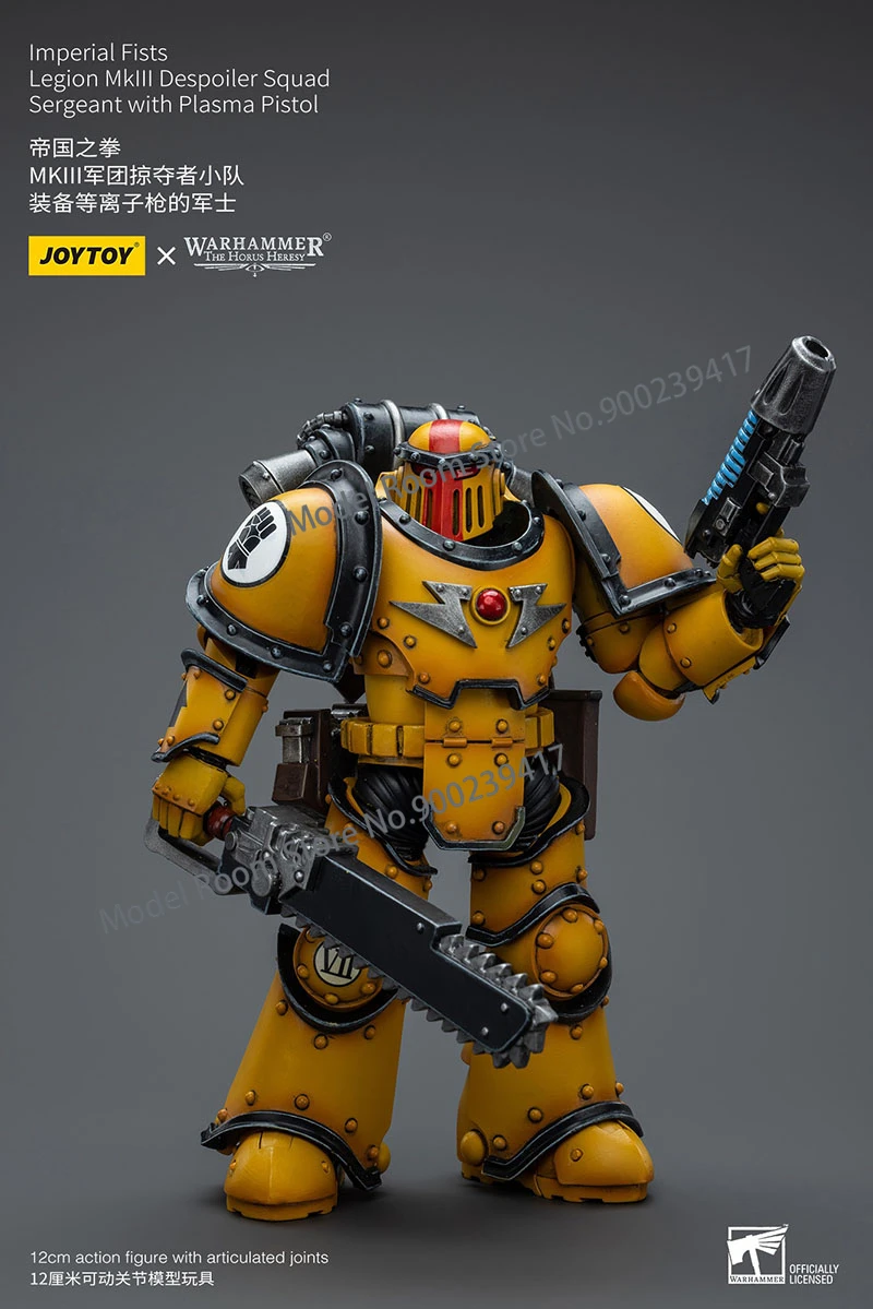 JOYTOY Warhammer 30K 1/18 Imperial Fists Legion MkllI Despoiler Squads Soldier Action Figure Military Figure Model Toy