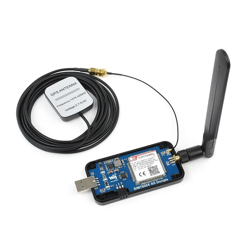 

BAAE Waveshare SIM7600G-H 4G DONGLE Module an Internet Access Module for Raspberry Pi GNSS Global Communication