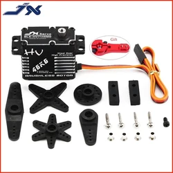 JX BLS-HV7146MG 6-7.4V 46kg Waterproof Metal Gear Brushless Standard Servo For 1/5 RC Car Truck Helicopter Robot Accessories
