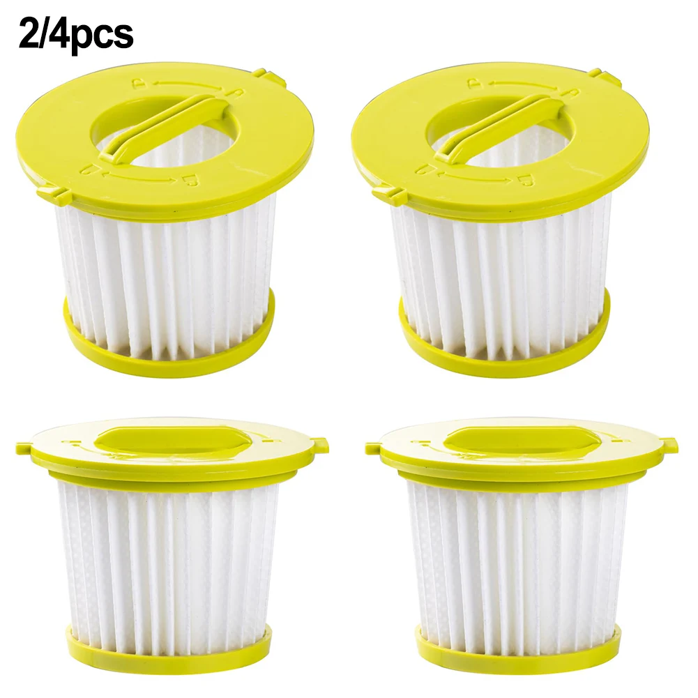 2/4pcs Filters For Ryobi 18V + Performance Hand Vacuum PLC704K,PLC705K,PLC705B Vacuum Cleaner Replacement Filters Home Cleaning