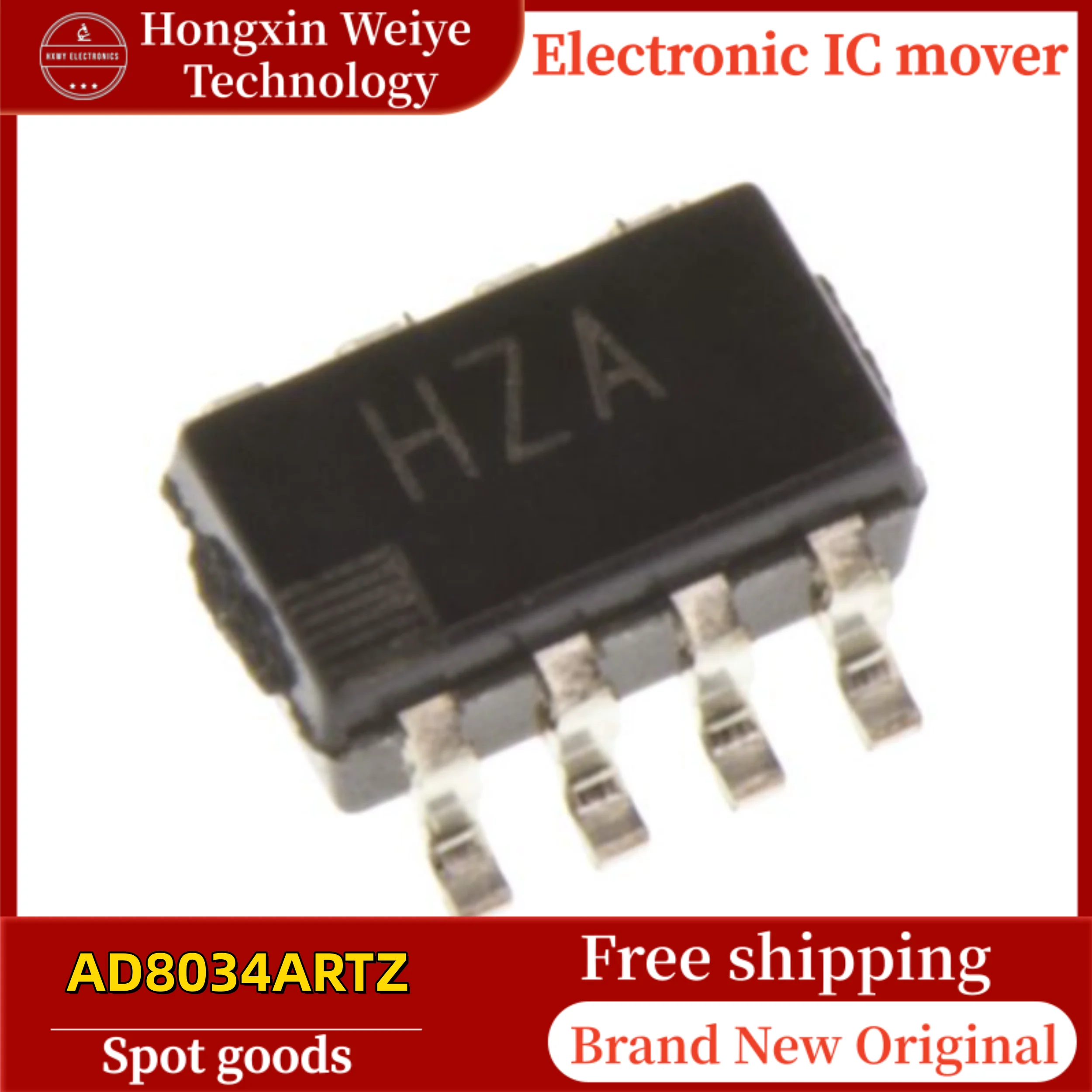 10/20 PCS AD8034ARTZ HZA SOT-23-8 Operational Amplifier Brand New In Stock Free Shipping