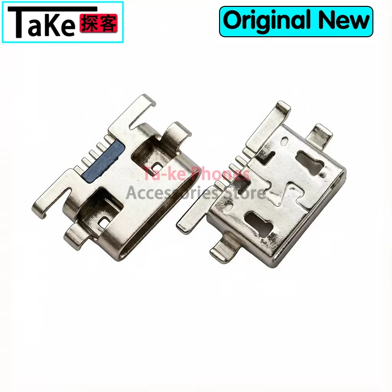 100-500Pcs No curling Micro USB 5pin Charge Socket Plug Jack Port Connector For BlackBerry 9983 9930 9900 Moto G2 G+1 Z30 Q10