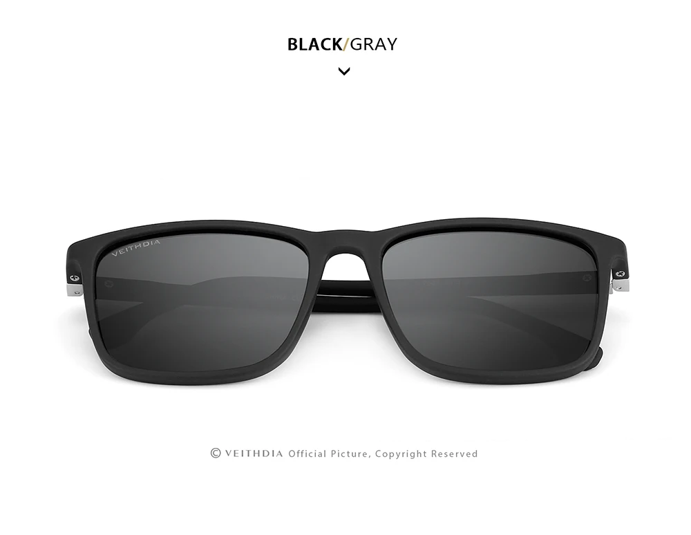 VEITHDIA Marke Männer Frauen Sonnenbrille Unisex Retro TR90 Sonnenbrille Polarisierte UV400 Objektiv Vintage Brillen Sonnenbrille Für Männliche 7521 – Detail 15
