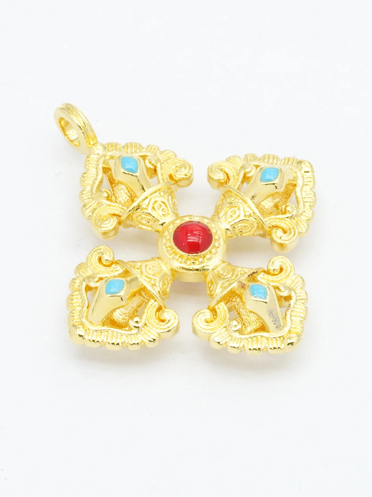 pendentif-nelace-en-or-8k-croix-vajra-polyvalente-sans-moule-bijoux-exclusifs-pour-femmes-marque-chinoise-meifei-wt040