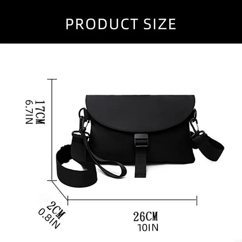 

Stylish Crossbody Bag for Men Chest Bags with Adjustable Strap Satchel Purse Suitable for Cycling Festivals and More 547A