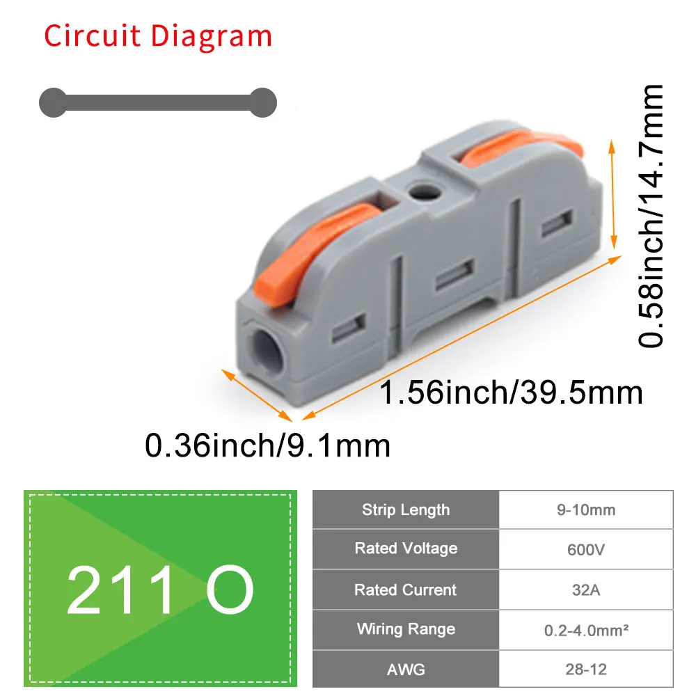 10/50 PCS Mini Snelle Bedrading Connectors Universele Compacte Hendel Crimp Splitter Elektrische Geleiders Push-in Thuis Klemmenblok