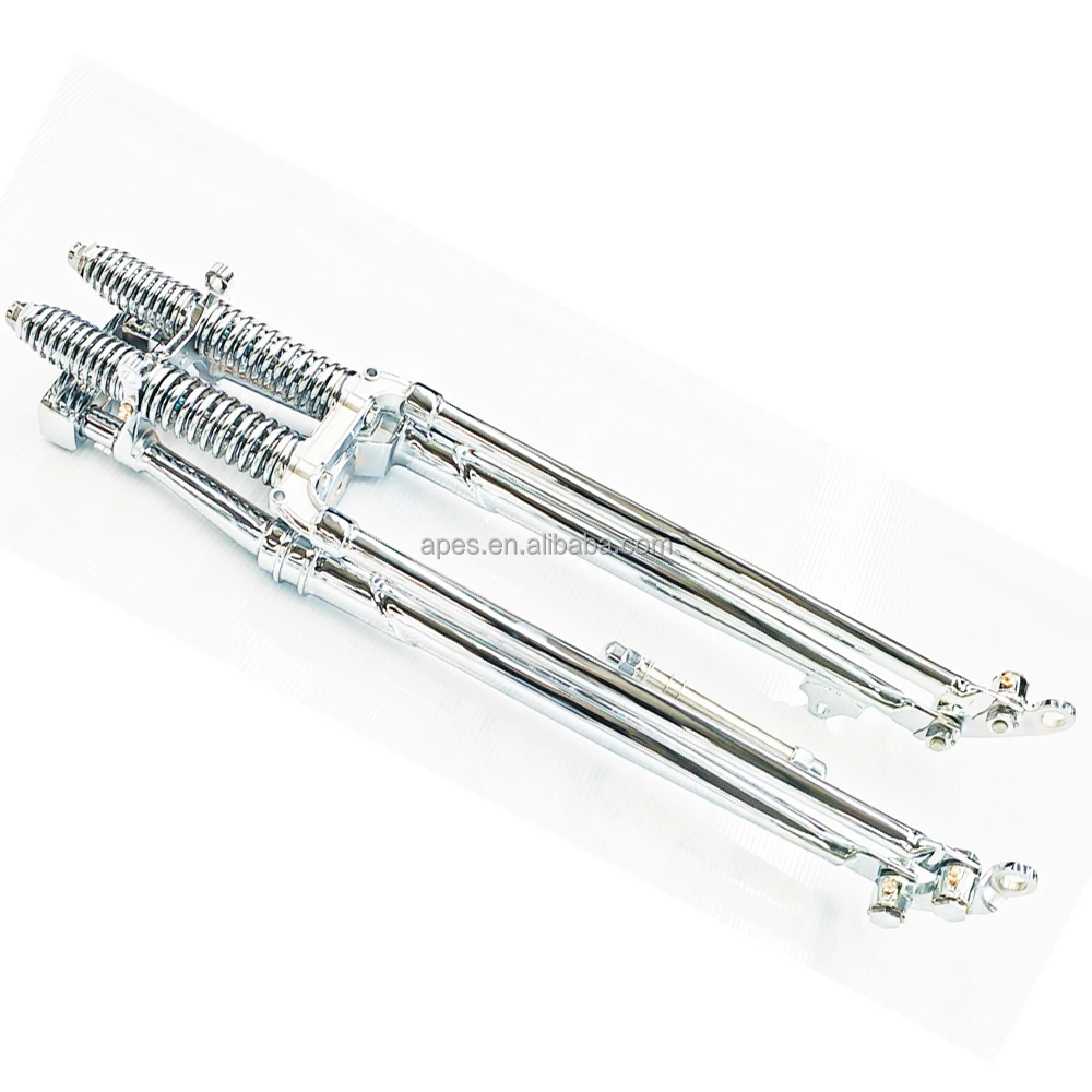 Vintage OEM Springer Front Forks 18/20/22/24/26/28inch Narrow Chrome Plated Black 20#Steel New Motorcycle Replacement