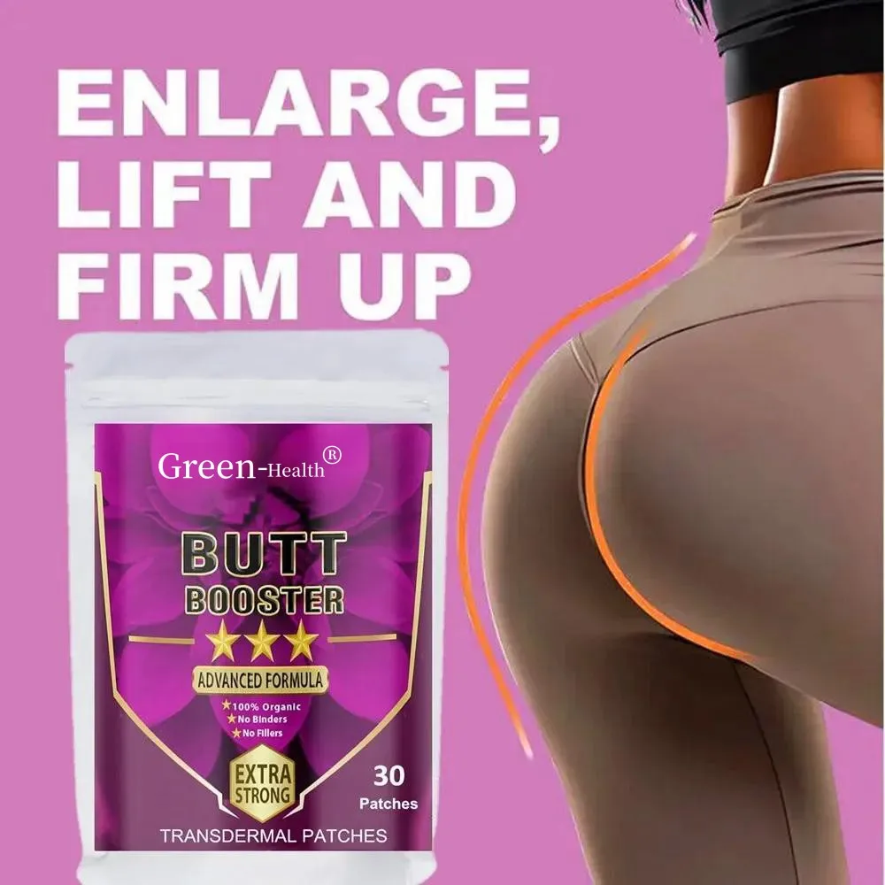 30 Patches Butt Enhancement Transdermal Patches Booty Enlargement Patches Shape Lift and Firm Bigger Butt One Month Supply