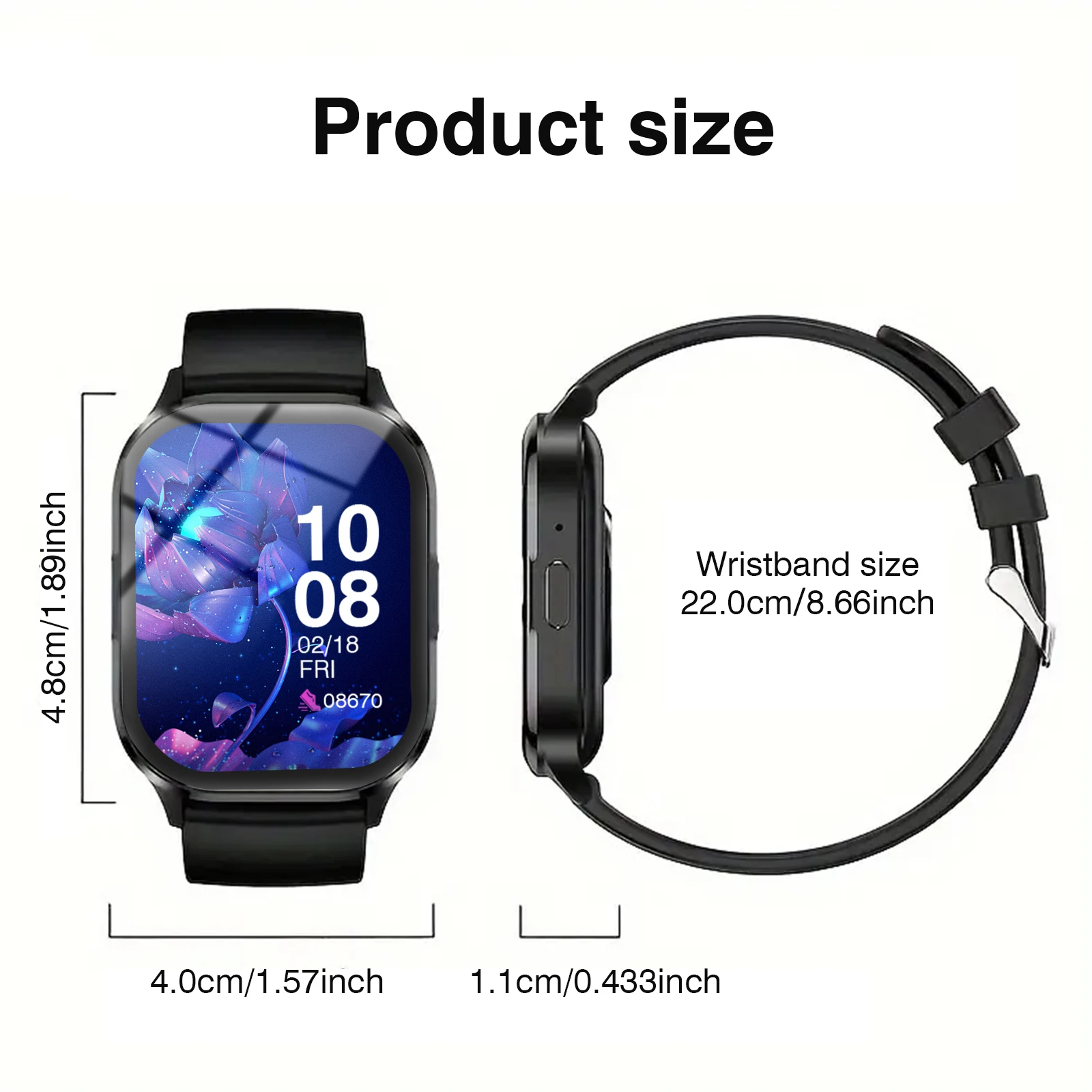 2025 ساعة ذكية جديدة للنساء مراقبة معدل ضربات القلب الصحة مساعد صوتي BT الاتصال IP67 مقاوم للماء الرياضة Smartwatch #6