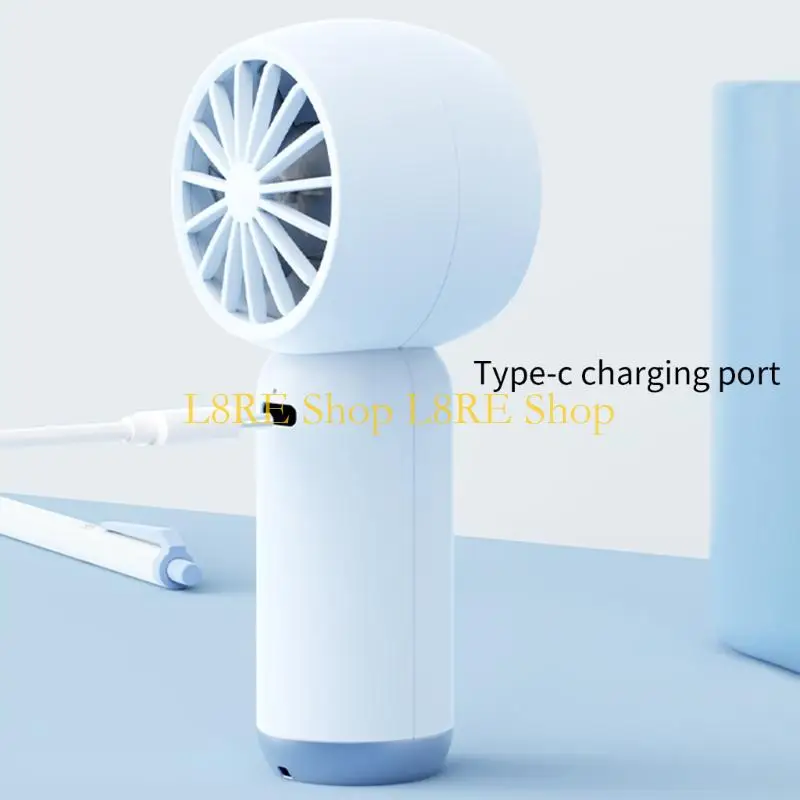 

L8RE Individual Cooling Device Electric Fan with Strong Wind Pocket Size Fan Suitable for Hiking Office and Study Areas