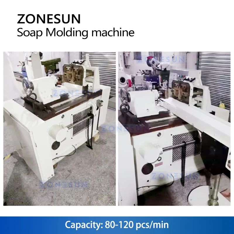 Zonesun ZS-SM120 Taglierina per portasapone Barra per sapone che fa macchina Macchina per stampaggio sapone per bar
