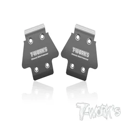 Original T works TO-235-RC8B4 Stainless Steel Front Chassis Skid Protector ( Team Associated RC8 B4 ) 2pcs. ssional Rc part