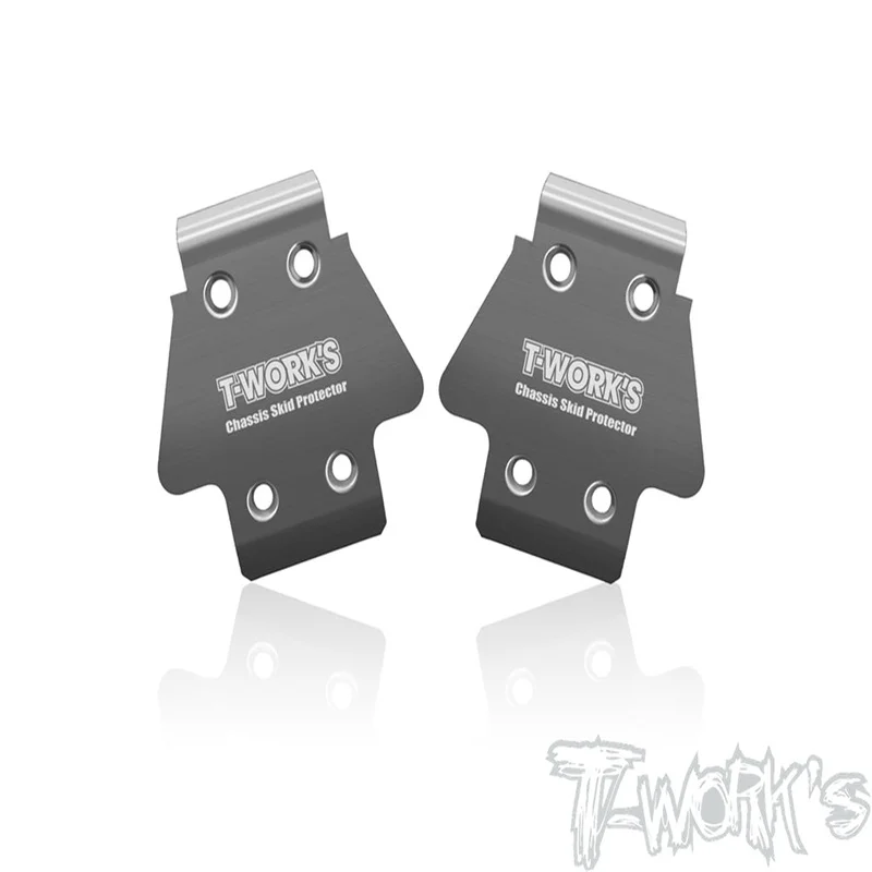 Original T works TO-235-RC8B4 Stainless Steel Front Chassis Skid Protector ( Team Associated RC8 B4 ) 2pcs. ssional Rc part