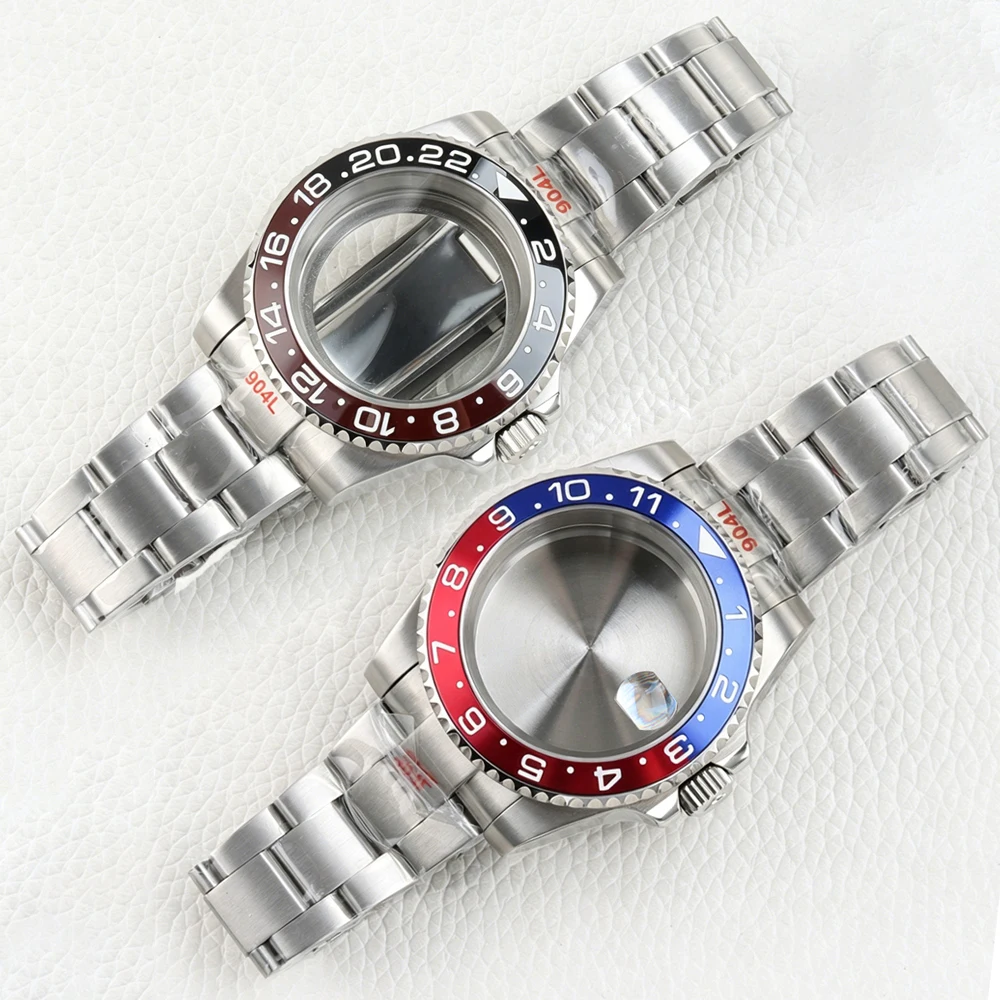 40mm-nh35-case-for-seiko-nh34-nh35-nh36-movement-gmt-watch-case-sapphire-glass-316l-stainless-steel-oyster-bracelet-slide-buckle