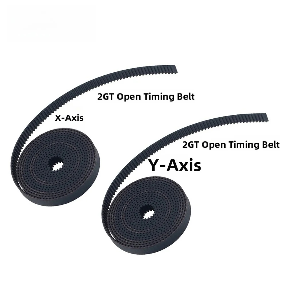 FOR BAMBU P2S X Y Direction 2mm Open Timing Belt Designed for Precise Belt Tracking Smooth Directional Reversal and Low Inertia
