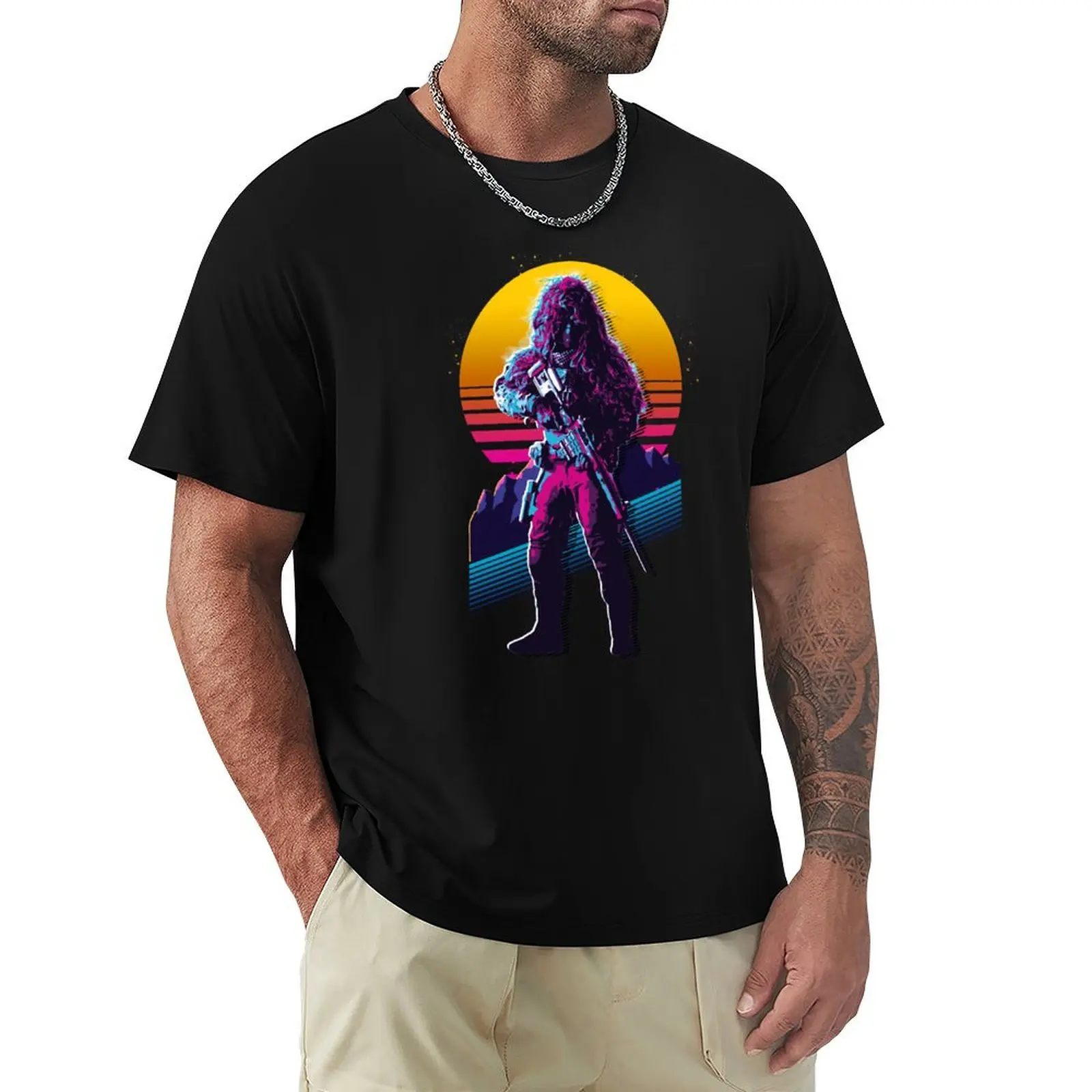 Battlefield 2042 - Camiseta *retro de los años 80* de Casper, camiseta básica deportiva ligera